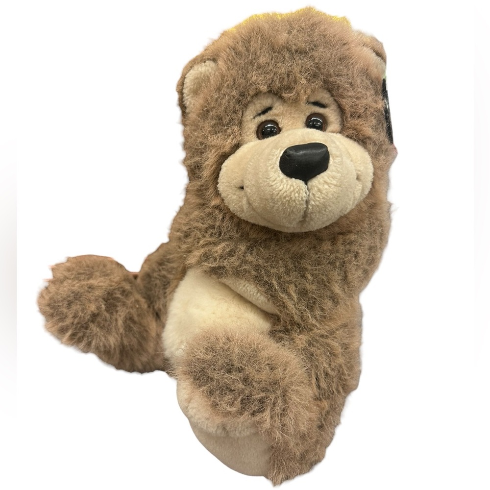 24K Polar Puff Brown Cory Relaxing Plush Bear Vintage 1991‎